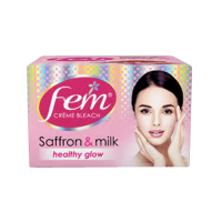 FEM CREME BLEACH SAFFRON & MILK HEALTHY GLOW CREAM - 24G